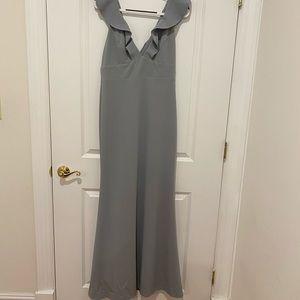 Grey long dress